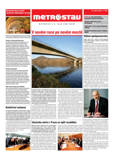 Metrostav 01/2010 | Metrostav
