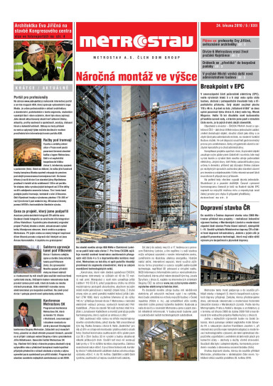 Metrostav 05/2010 | Metrostav