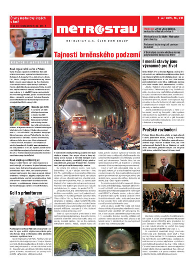 Metrostav 16/2009 | Metrostav