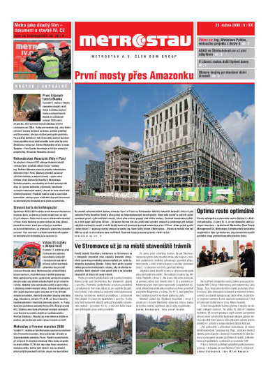 Metrostav 08/2008 | Metrostav