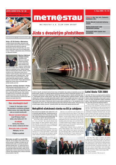 Metrostav 18/2008 | Metrostav