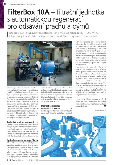 FilterBox 10A – filtrační jednotka s automatickou regenerací pro ...