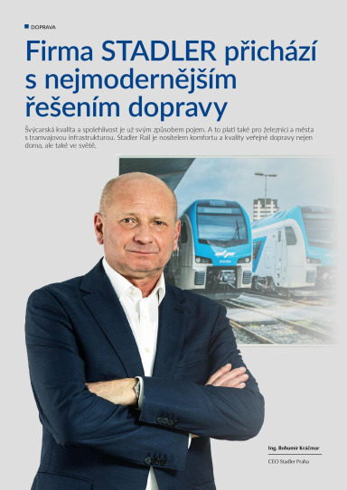 Firma STADLER přichází s nejmodernějším řešením dopravy
