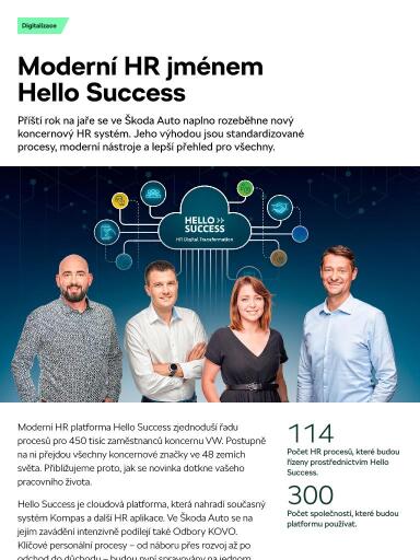 Digitalizace / hr-hello-success | 12/2024 | Škoda Mobil