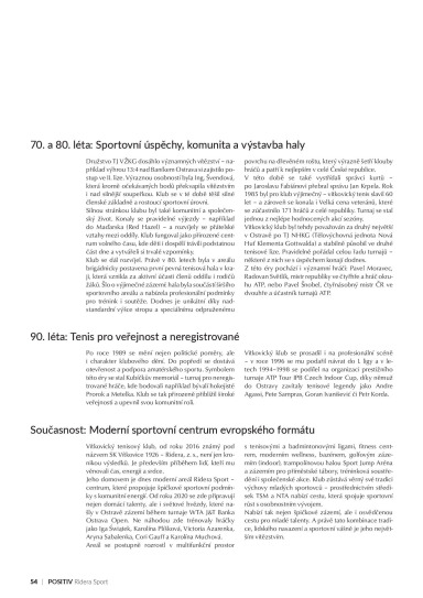 100 let vítkovického tenisového klubu | POSITIV - Speciál Ridera Sport ...